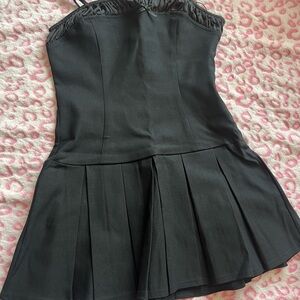 Black mini dress